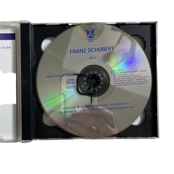 3 CD Set Franz Schubert Classical Audio Music CD Collection u - Picture 3 of 3
